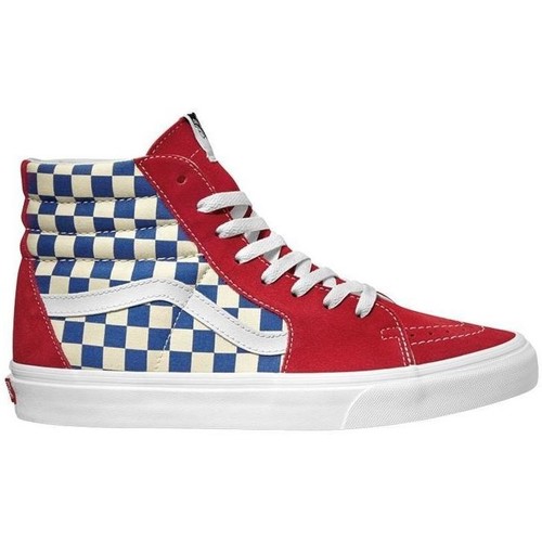Sapatos Candeeiros de mesa Vans UA SK8-HI (BMX Checkerboard) True Blue/Red Vermelho
