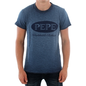 Textil Homem T-Shirt mangas curtas Pepe jeans DURAN PM506552 580 SAILOR Azul