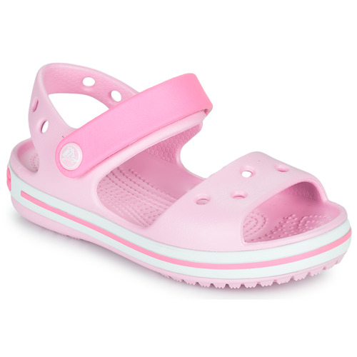 Sapatos Rapariga Sandálias Crocs Block CROCBAND SANDAL KIDS Rosa