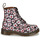 Sapatos Mulher Botas baixas Dr. Martens 1460 PASCAL Preto / Branco / Vermelho