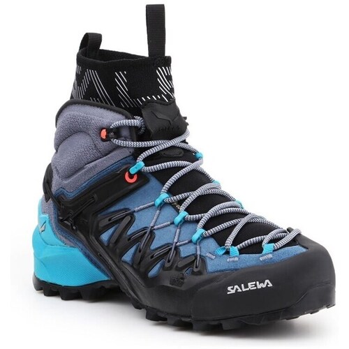 Sapatos Mulher Sapatos de caminhada Salewa WS Wildfire Edge Mid Gtx Azul, Preto