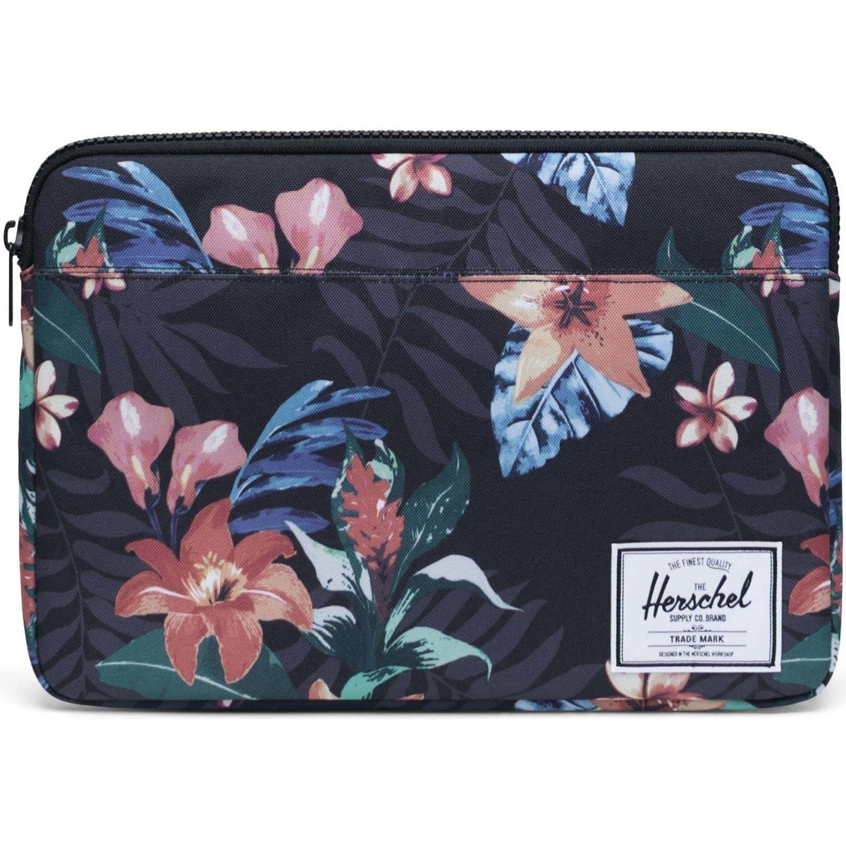 Malas Tom sobre tom para homem Anchor Sleeve for MacBook Summer Floral Black - 15'' Multicolor
