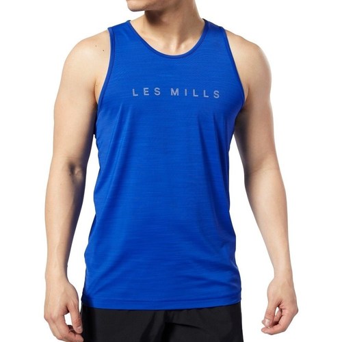 Textil Homem T-Shirt mangas curtas Reebok Sport Les Mills Activchill Azul