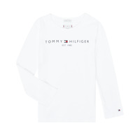 Textil Rapariga T-shirt mangas compridas Tommy Hilfiger KG0KG05247-YBR-J Branco