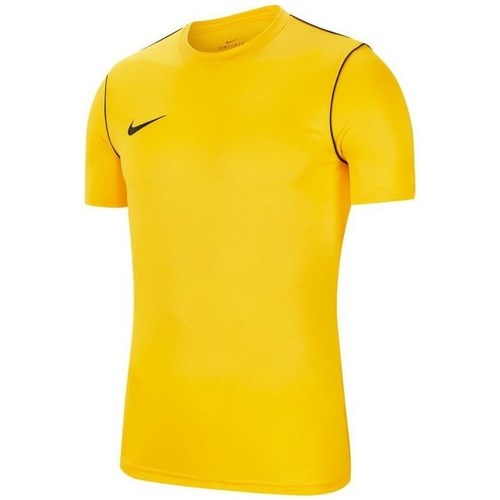 Textil Homem T-Shirt mangas curtas BQ4-1 Nike Park 20 Amarelo