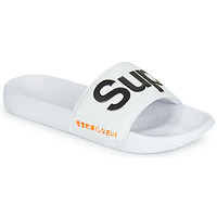 Sapatos Homem chinelos Superdry CLASSIC SUPERDRY POOL SLIDE Branco