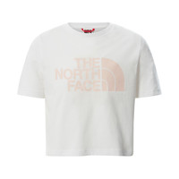 Textil Rapariga T-Shirt mangas curtas The North Face EASY CROPPED TEE Branco