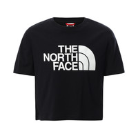 Textil Rapariga T-Shirt mangas curtas The North Face EASY CROPPED TEE Preto