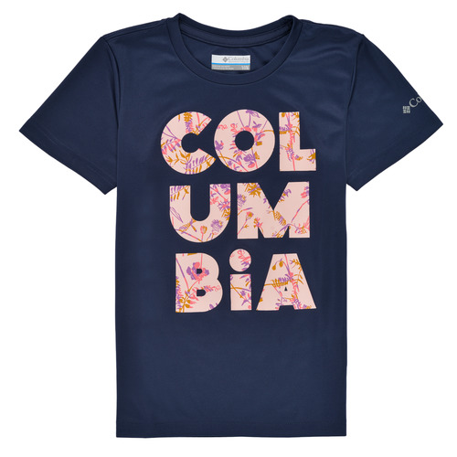 Textil Rapariga Csc Basic Logo Short Sleeve Shirt Columbia PETIT POND GRAPHIC Marinho