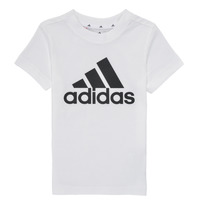 Textil Rapaz T-Shirt mangas curtas adidas Performance B BL T Branco