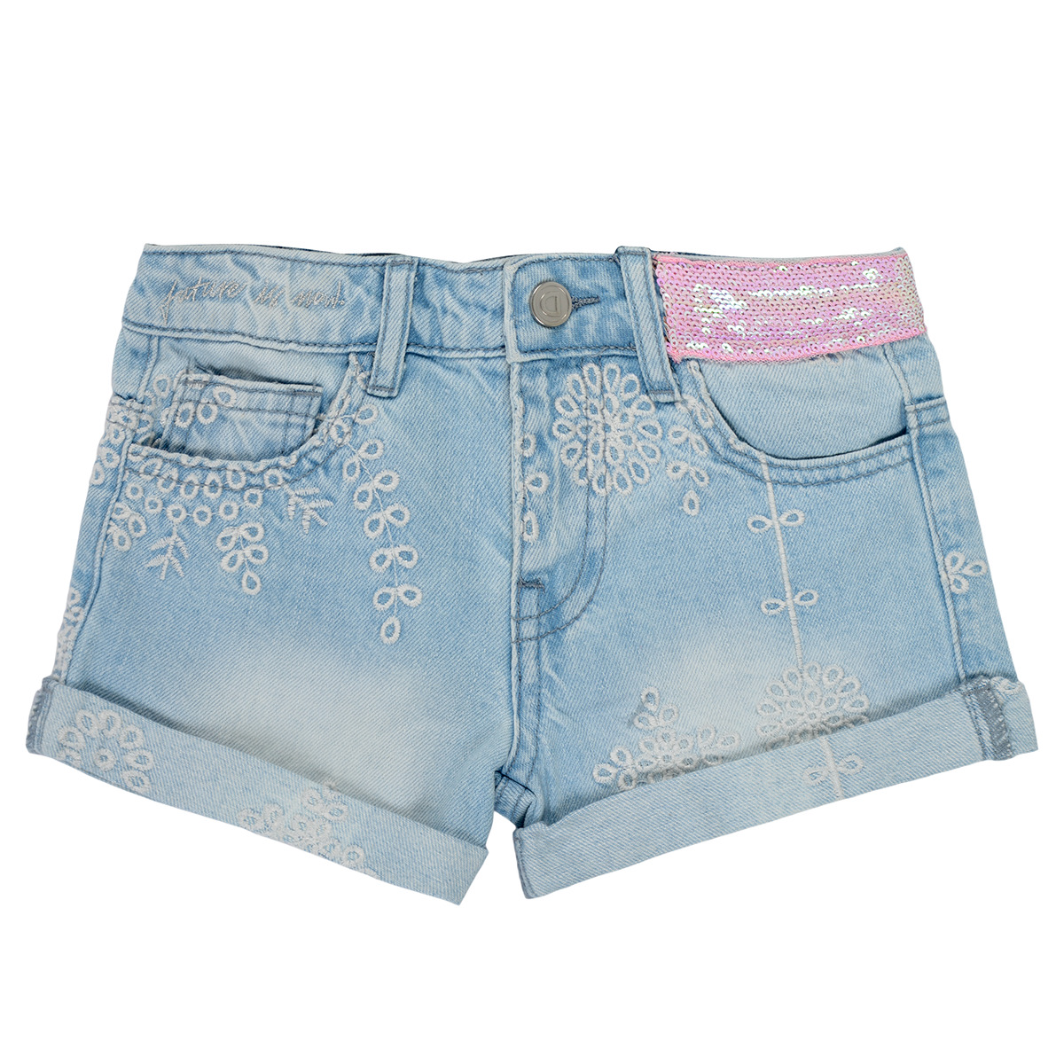 Textil Rapariga Shorts format / Bermudas Desigual 21SGDD05-5010 Azul