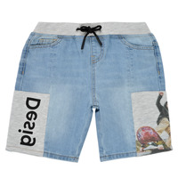 Textil Rapaz Shorts / Bermudas Desigual 21SBDD02-5053 Azul