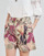 Textil Mulher Metallic floral matelasse draped sheath dress ETNICAN Multicolor