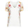 Textil Mulher T-Shirt mangas curtas Desigual PRAGA Branco