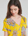 Textil Mulher T-Shirt mangas curtas Desigual LEMARK Amarelo