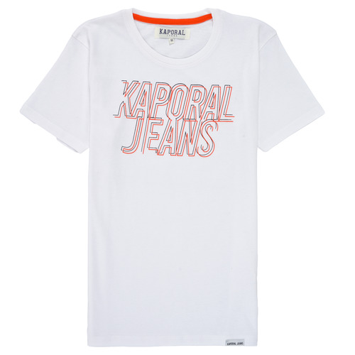 Textil Rapaz T-Shirt mangas effect Kaporal MAIL Branco