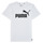Textil Rapaz T-Shirt mangas curtas Puma ESSENTIAL LOGO TEE Branco