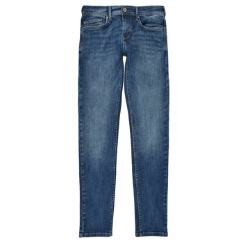 Textil Rapaz Gangas Skinny Pepe jeans FINLY Azul