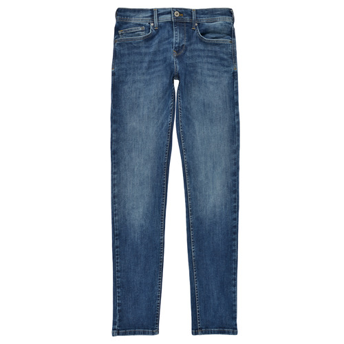 Textil Rapaz Gangas Skinny Pepe jeans zakira FINLY Azul