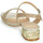 Sapatos Mulher Sandálias Perlato 11817-CAM-FREJE-STONE Bege / Ouro