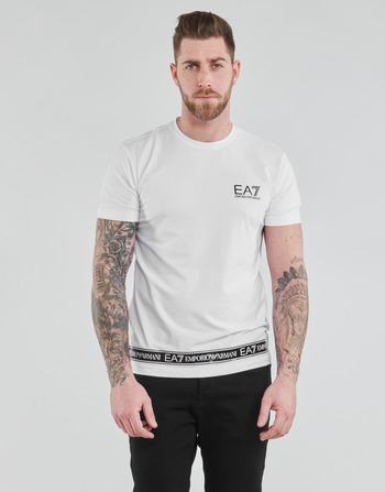 Textil Homem T-Shirt mangas curtas Emporio Armani EA7 3KPT05-PJ03Z-1100 Branco