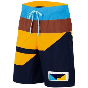Textil Homem Calças curtas Nike Flight City Azul, Azul marinho, Amarelo