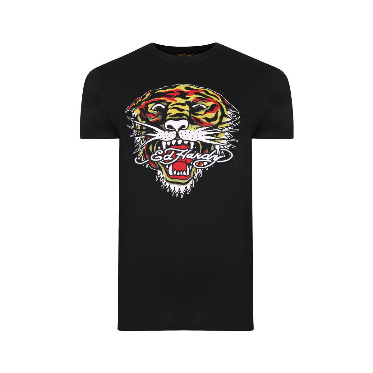 Textil Homem T-Shirt mangas Valerrie Ed Hardy Mt-tiger t-shirt Preto