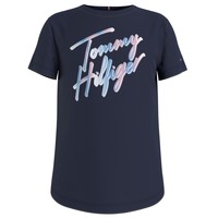 Textil Rapariga T-Shirt mangas Slams Tommy Hilfiger KG0KG05870-C87 Marinho