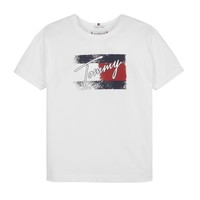 Textil Rapariga T-Shirt mangas curtas Tommy C7H Hilfiger MONCHE Branco