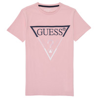 Textil Rapariga T-Shirt mangas curtas Guess Stiefeletten H1RJ05-K8HM0-G600 Rosa