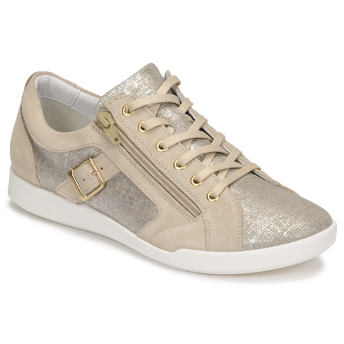 Sapatos Mulher Sapatilhas Pataugas PAULINE/T F2G Bege / Ouro