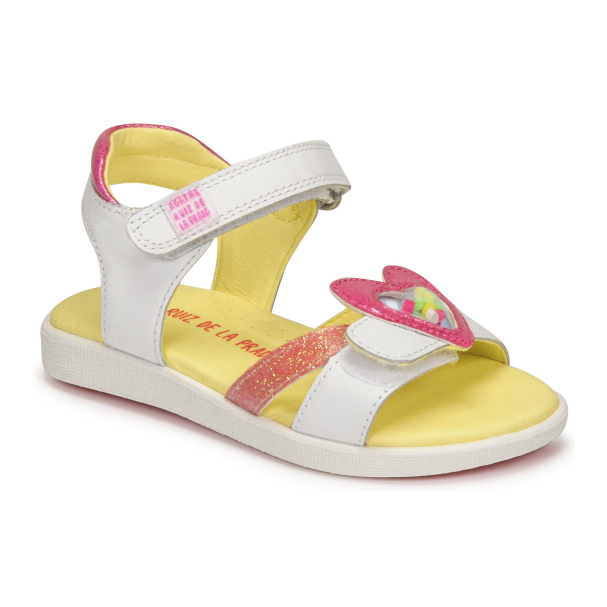 Sapatos Rapariga Sandálias Agatha Ruiz de la pair Prada AITANA Branco