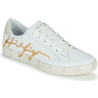 Sapatos Mulher Sapatilhas Tommy Hilfiger TH SIGNATURE LEATHER SNEAKER Branco
