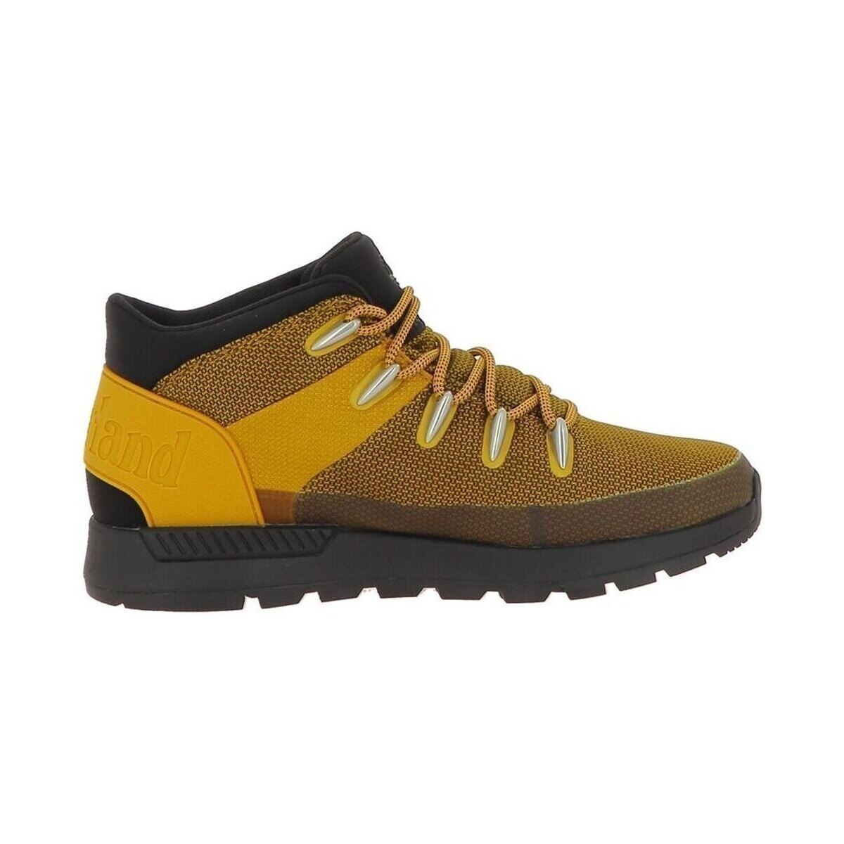 Sapatos Rapaz Botas baixas Timberland SPRINT TREKKER MID FABRIC Amarelo