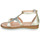 Sapatos Rapariga Sandálias Acebo's 9895GE-PLATINO-J Ouro