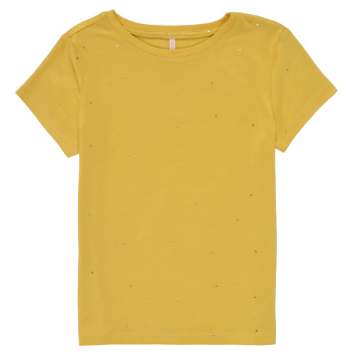 Textil Rapariga T-Shirt mangas curtas Only KONMOULINS Amarelo