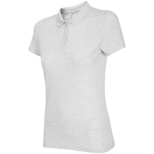 Textil Mulher T-Shirt mangas curtas 4F TSD007 Branco