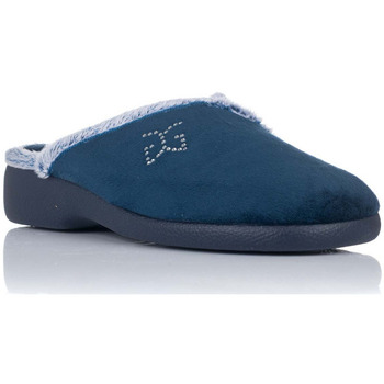 Sapatos Mulher Chinelos Garzon Zapatilla de casa con cuña Azul