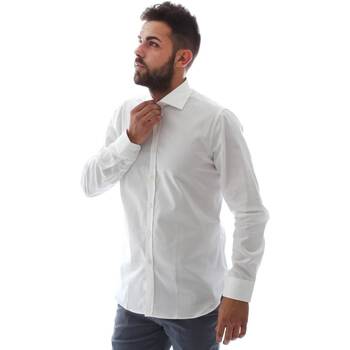 Textil Homem Camisas mangas comprida Gmf EQ2 1428 951106/01 Branco