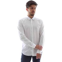 Textil Homem Camisas mangas comprida Gmf FS15 961138/1 Branco