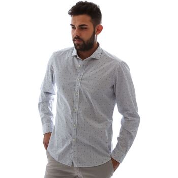 Textil Homem Camisas mangas comprida Gmf 961232/4 Branco