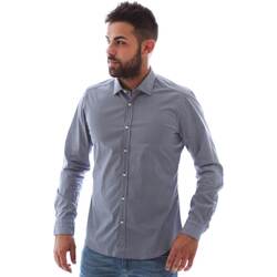 Textil Homem Camisas mangas comprida Gmf 961146/2 Azul