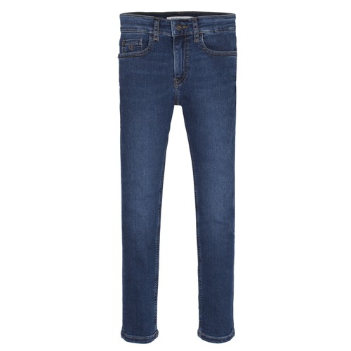 Textil Rapaz Gangas Skinny Wool Calvin Klein Jeans ESSENTIAL ROYAL BLUE STRETCH Azul