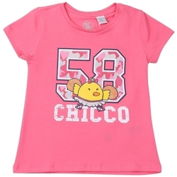 Textil Criança T-shirt Vintage mangas curtas Chicco 09006955000000 Rosa