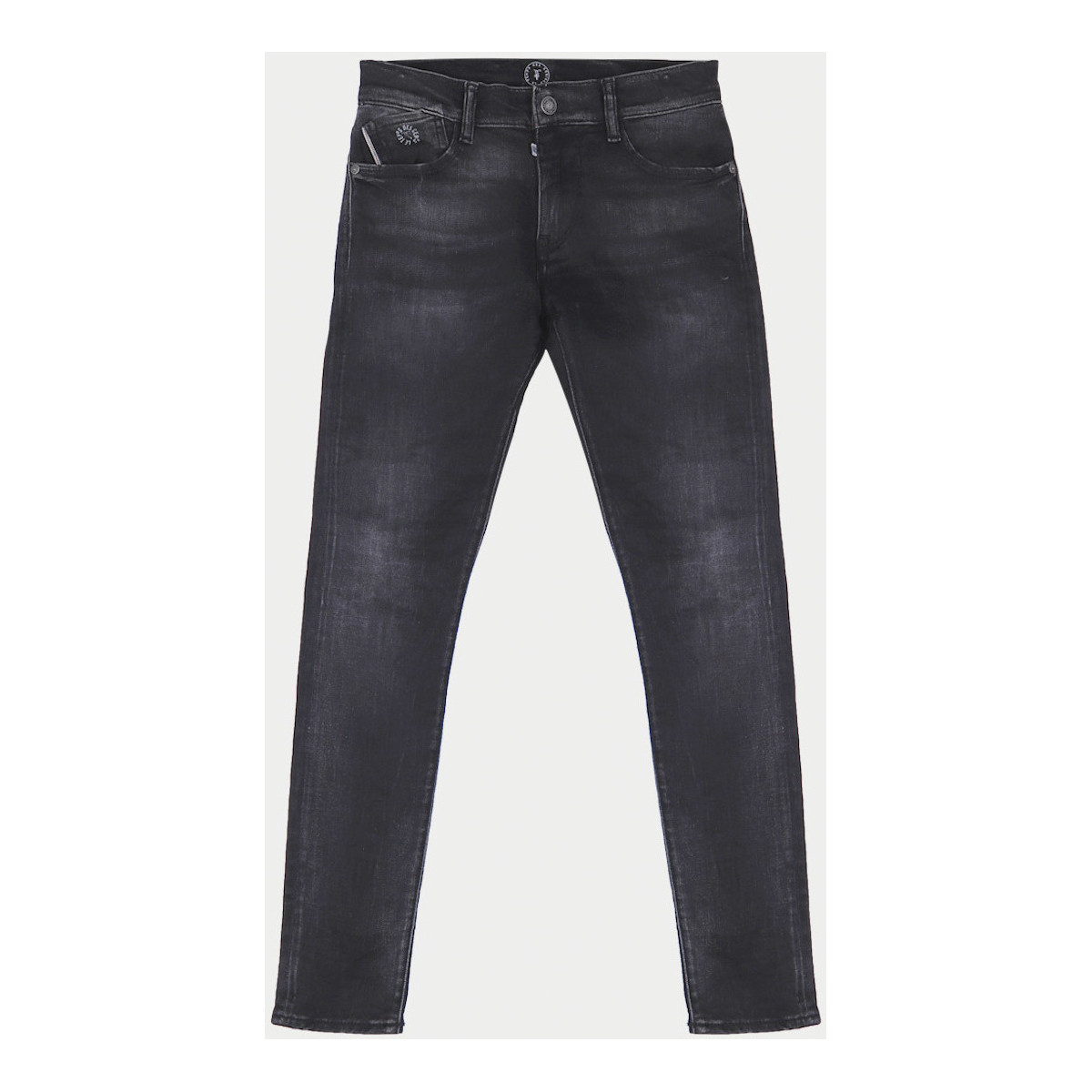 Textil Rapaz Calças de ganga Le Temps des Cerises Homme Jeans slim power skinny, comprimento 34 Preto