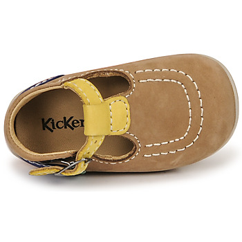 Kickers BONBEK-2 Bege / Amarelo / Marinho
