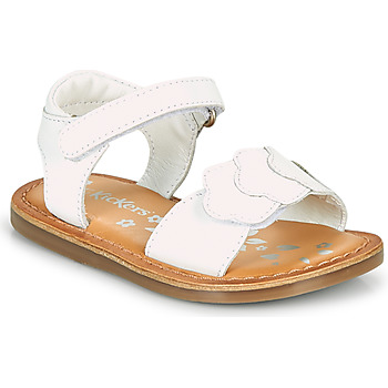 Sapatos Rapariga Sandálias Kickers DYASTAR Branco