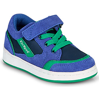 Sapatos Rapaz Sapatilhas Kickers BISCKUIT Azul