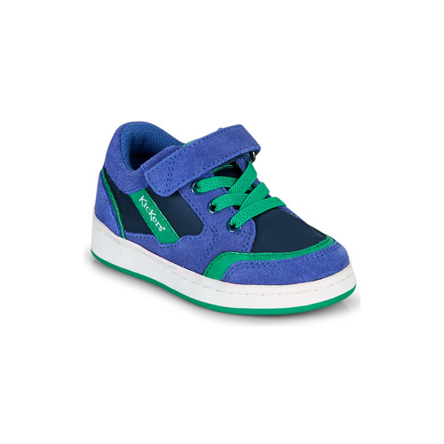 Sapatos Rapaz Sapatilhas Kickers BISCKUIT Azul