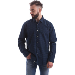 Textil Homem Camisas mangas comprida Gmf 962157/06 Azul